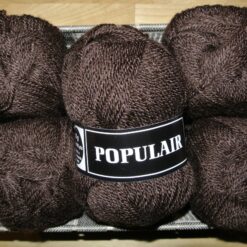 Populair, donker bruin