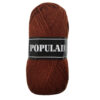 populair acryl garen bruin