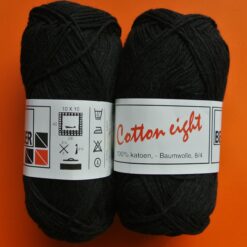 Cotton eight, katoen garen, zwart