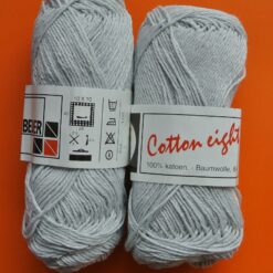Cotton eight, katoen garen, grijs