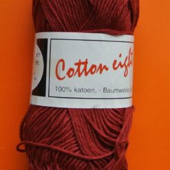 Cotton eight, katoen garen, roestbruin