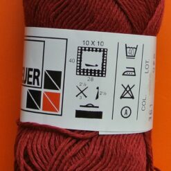 Cotton eight, katoen garen, roestbruin