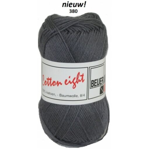 Beijer BV Cotton eight grijs, 380