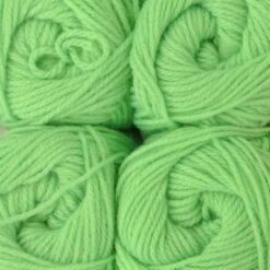 Acryl garen, fel groen, 50 grams