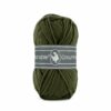 Durable Cosy fine donker olijf is een mix garen van katoen en acryl