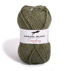 Cheval Blanc, Country Tweed groen 057 wol en acryl garen