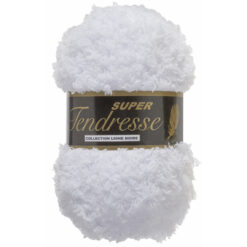 Lammy yarns Super Tendresse wit, 005 zacht fluffy garen