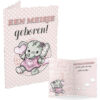 Wenskaart - Yvonne Creations - Geboorte meisje - een meisje geboren