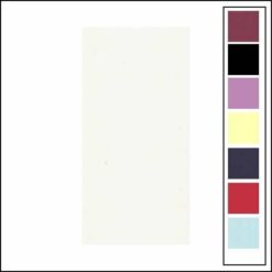 Kaarten karton - linnenstructuur - vierkante wenskaart wit - Afbeelding 2