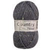 country tweed donker grijs van cheval blanc, acryl en wol garen