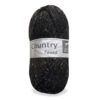country tweed zwart van cheval blanc, acryl en wol garen