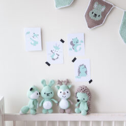 Haakpakket DenDennis Little Woodland babyserie; deken en beestjes - Afbeelding 4