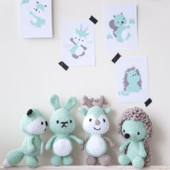 Haakpakket DenDennis Little Woodland babyserie; deken en beestjes - Afbeelding 5