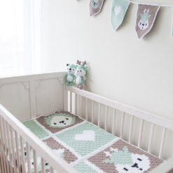Haakpakket DenDennis Little Woodland babyserie; deken en beestjes - Afbeelding 7