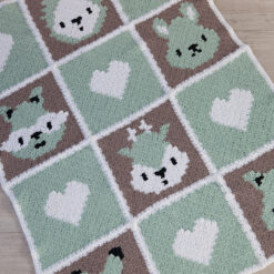Haakpakket DenDennis Little Woodland babyserie; deken en beestjes - Afbeelding 2