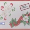 Laura's design borduurpatroon bloem ster met krullen 051