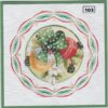 Laura's design borduurpatroon rond frame 103