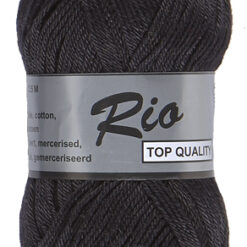 Lammy yarns Rio zwart, 001 - Afbeelding 2
