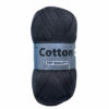 Lammy yarns Cotton eight donker grijs 002
