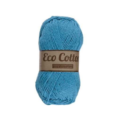 Lammy yarns Eco Cotton blauw 459