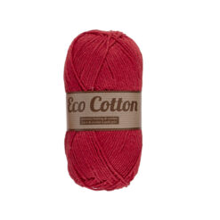 Lammy yarns Eco Cotton rood 043