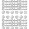Tekststickervel zilver Bedankt