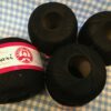 Maxi katoen bollen zwart