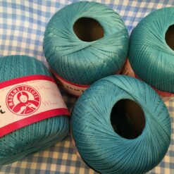 maxi bollen katoen blauw
