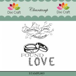 dixi crafts stempel stampl003 wedding love stempel
