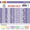 Card deco, Spring edition violet Paperpack