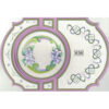 Laura's design borduurpatroon harten krullen rond (636)