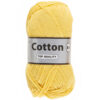 Lammy yarns Cotton eight geel 371 katoen garen