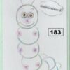 Laura's design borduurpatroon rups (183)