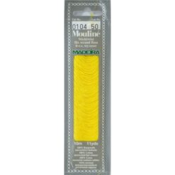 Borduurgaren Madeira Mouline geel 104 (DMC307)