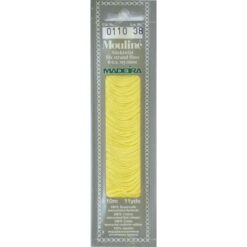 Borduurgaren Madeira Mouline geel 110 (DMC727)