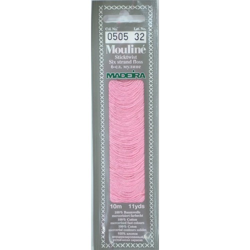 Borduurgaren Madeira Mouline roze 505 (DMC962)