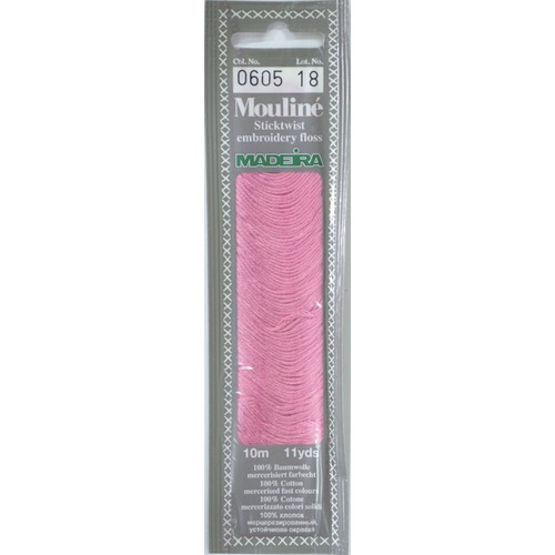 Borduurgaren Madeira Mouline roze 605 (DMC3688)