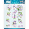 Jeanine art knipvel, The colors of winter - purple winter flowers