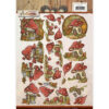 Yvonne Creations knipvel, Autumn colors - mushrooms houses