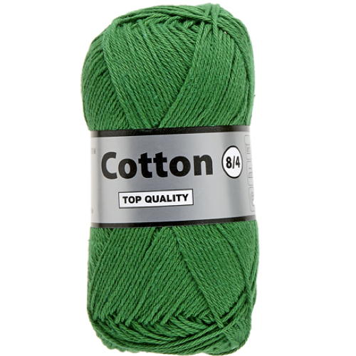 Lammy yarns Cotton eight groen 373