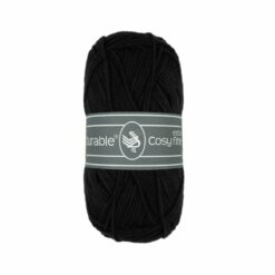 Durable extra cosy fine 325 zwart"acryl en katoen garen"