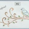 Laura's Design borduurpatroon vogel op tak 362