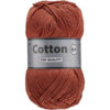 Lammy yarns Cotton eight oranje bruin 859