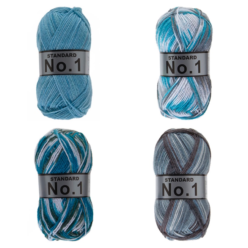 kleurenkaart 1 blauw multicolor no.1