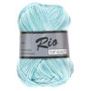 Lammy yarns Rio multi blauw groen 628 - katoen garen