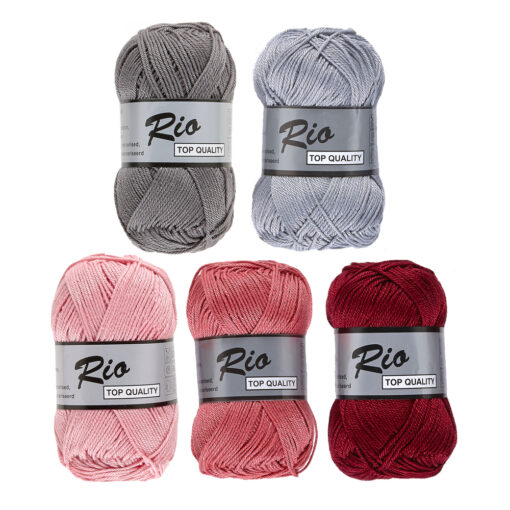 Kleurencombinatie Rio grijs roze bordeaux