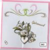 Laura's Design Patroon voorbeeld kaart borduurpatroon trouwen 042