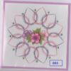 Laura's Design Patroon voorbeeld kaart borduurpatroon bloemig 093