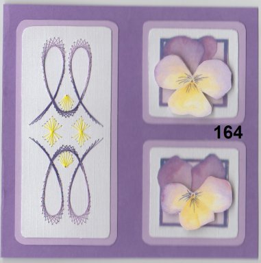 Laura's Design Patroon voorbeeld kaart borduurpatroon ornament 164