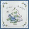 Laura's Design Patroon voorbeeld kaart borduurpatroon kerst border 308